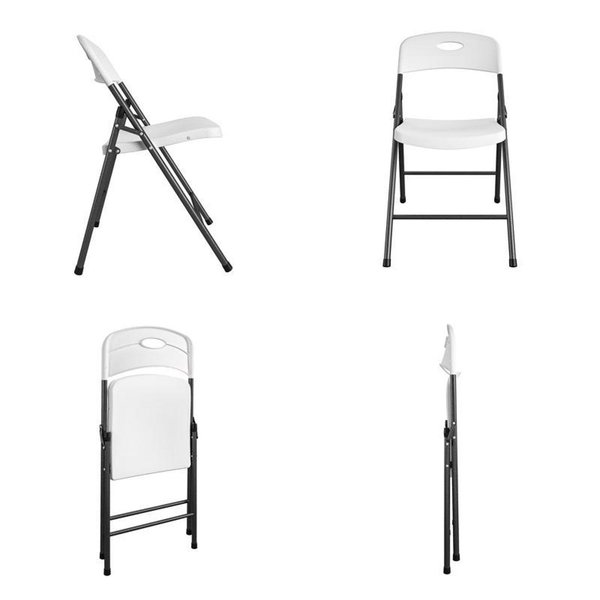 Cosco White Folding Chair 14-833-WSP4